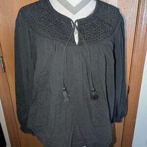 Old Navy Peasant Top L